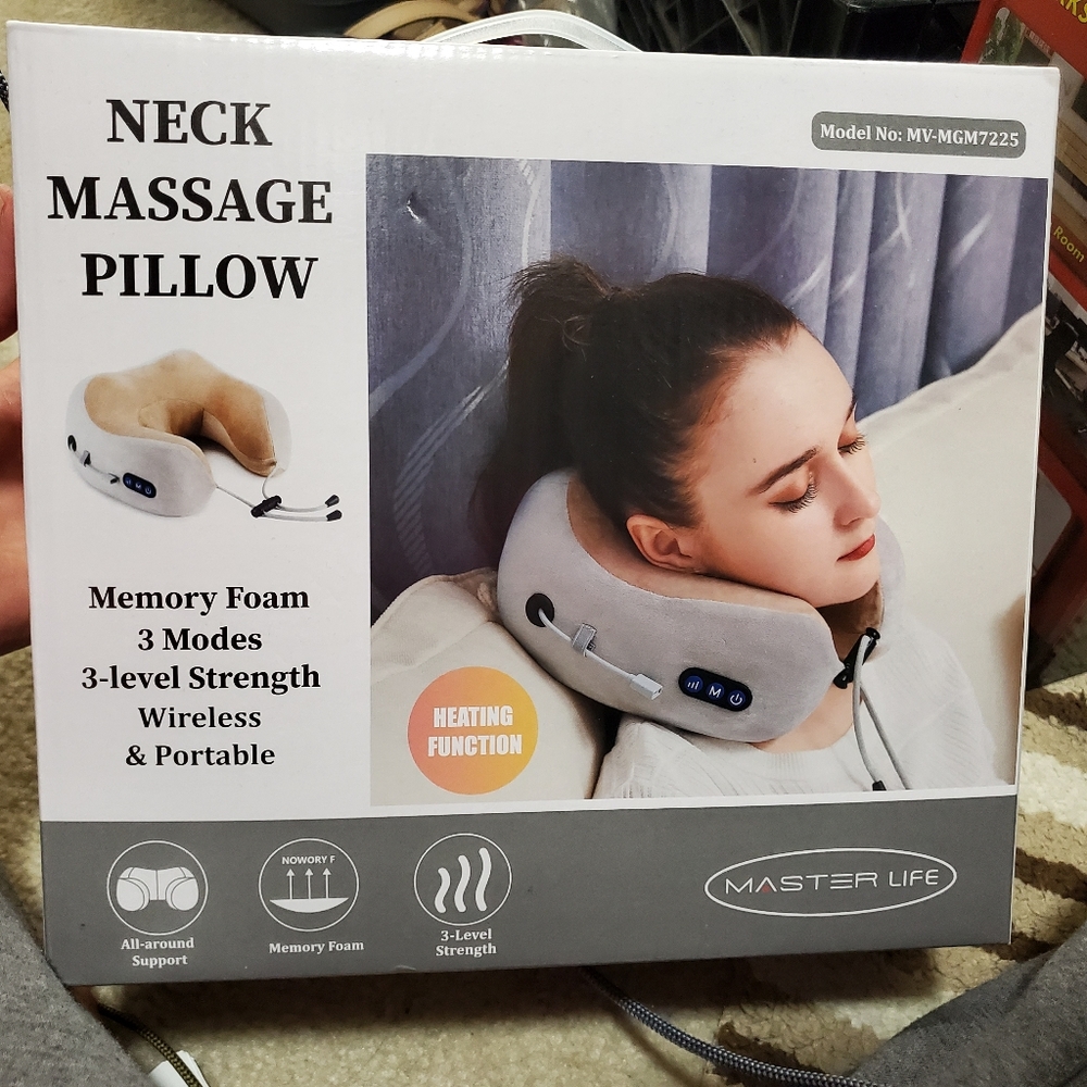 Master life neck massage pillow. Brand New in box never been used